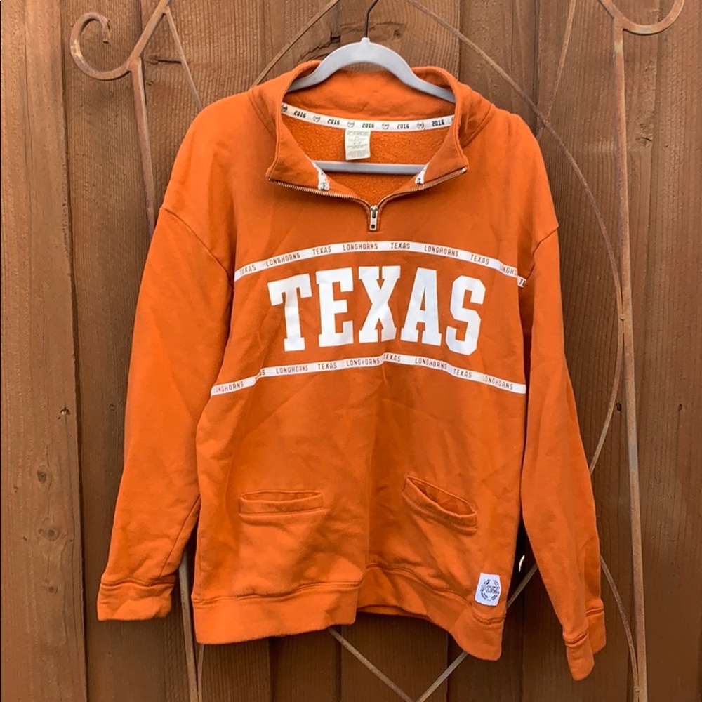 Texas Longhorns Quarter Zip Pullover